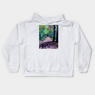 'Shadows on the Trail (Blowing Rock)' Kids Hoodie